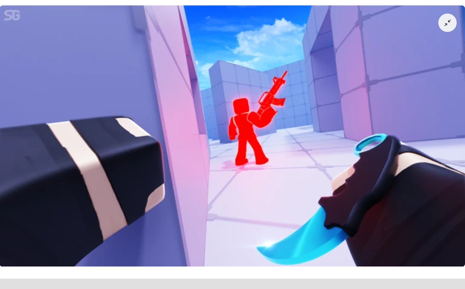 Standoff in a RIVALS alley map